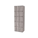 10 Door Cabinet - Grey Oak - Image 3