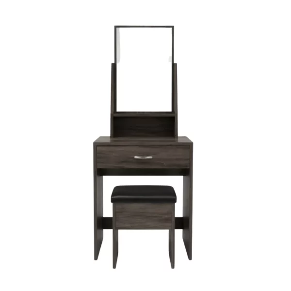 Urban Elegance Dressing Table with Mirror and Stool, MW1005