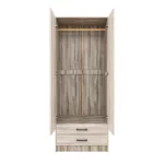 Modern 2 Door Wardrobe with Drawers