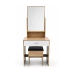 Urban Elegance Dressing Table with Mirror & Stool – MW1005