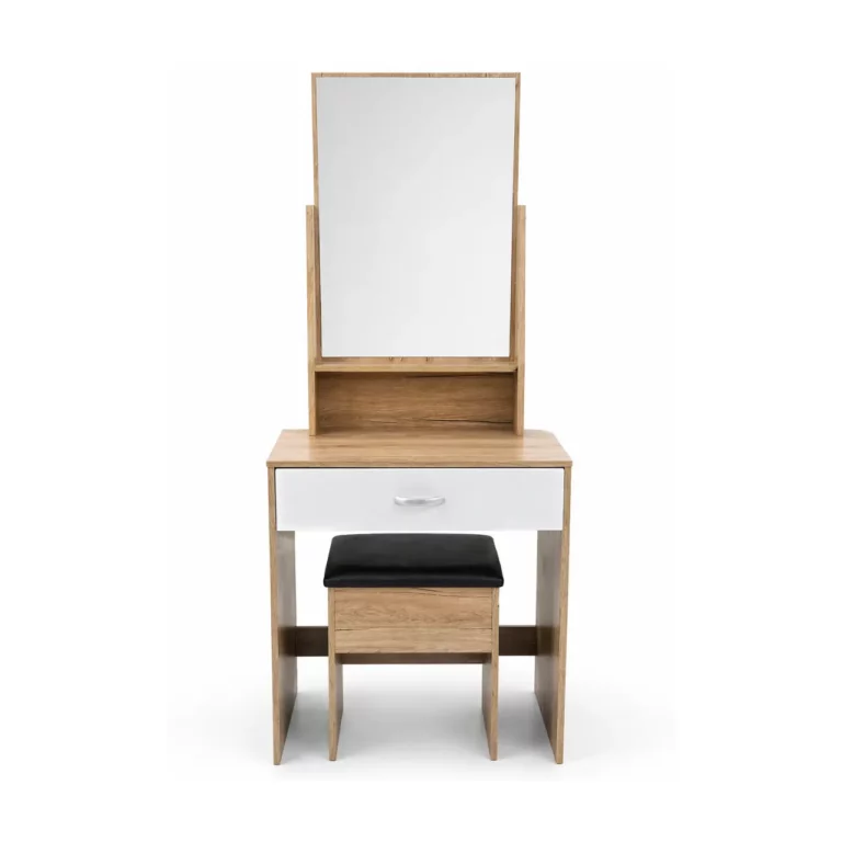Urban Elegance Dressing Table with Mirror & Stool – MW1005