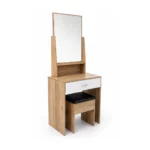 Urban Elegance Dressing Table with Mirror & Stool – MW1005
