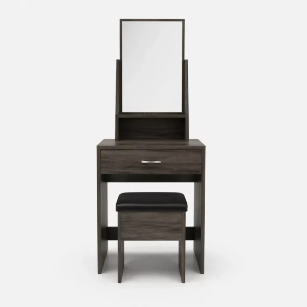 Urban Elegance Dressing Table with Mirror & Stool – MW1005