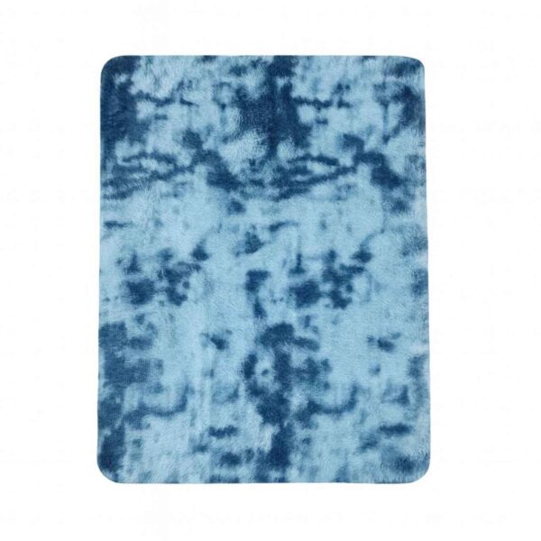 Blue Fluffy Rug - Multiple Sizes