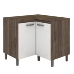 Brazil Kitchen Corner Unit - Arezo - White