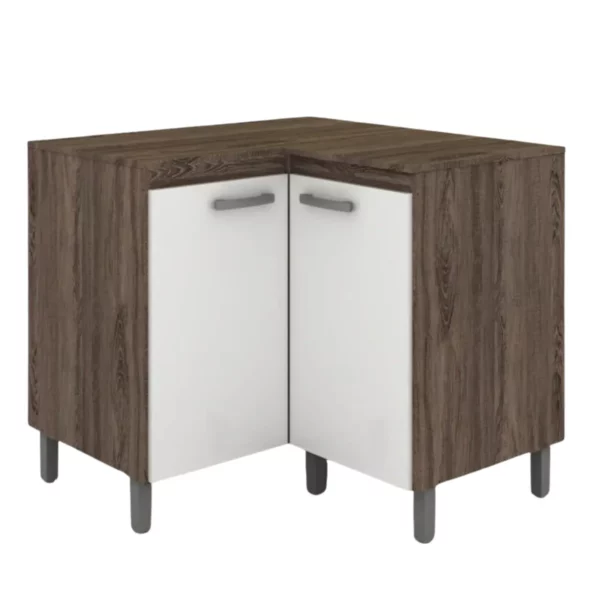Brazil Kitchen Corner Unit - Arezo - White