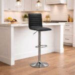 Barstool Chrome Frame - Black - Image 2