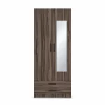 Modern 2 Door Wardrobe with 2 Drawers, MW250