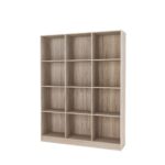 12 Compartment Wooden Bookcase