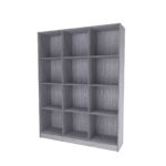 12 Compartment Wooden Bookcase