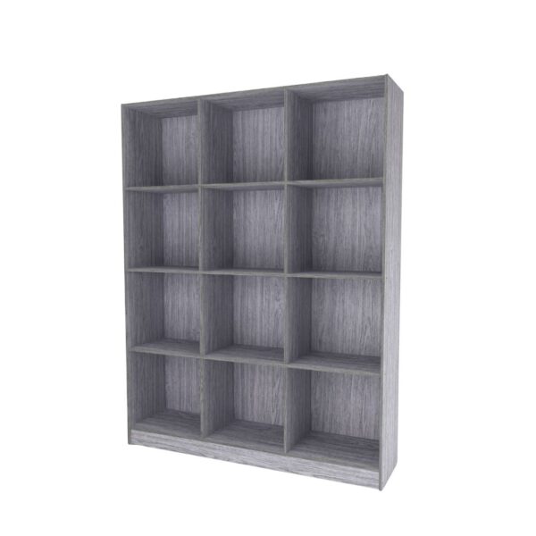 12 Compartment Wooden Bookcase