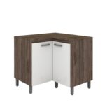 Brazil Kitchen Corner Unit- Arezo - White