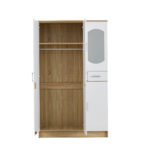 3 Door Wardrobe with Mirror - 2 Colour Options - Image 16