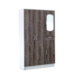 3 Door Wardrobe with Mirror - 2 Colour Options - Image 4