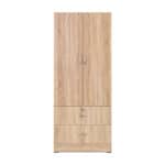 Modern 2 Door Wardrobe with Drawers