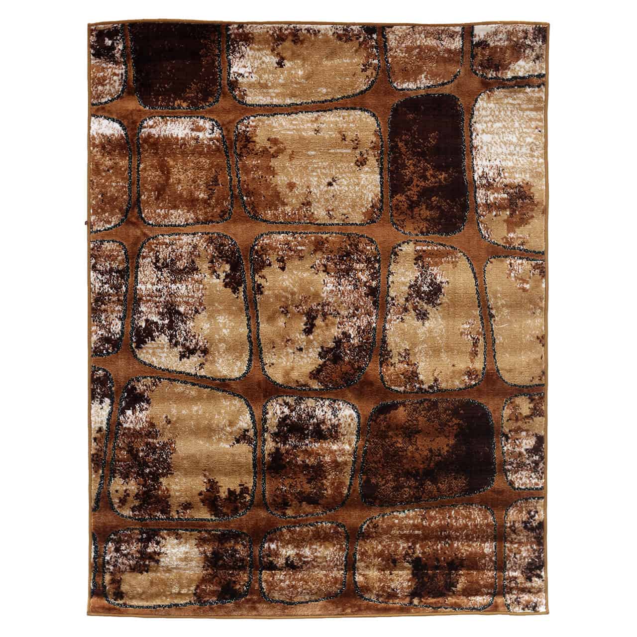 z475-brown Izmir Carpet - Multiple Colours and Sizes - Image 1