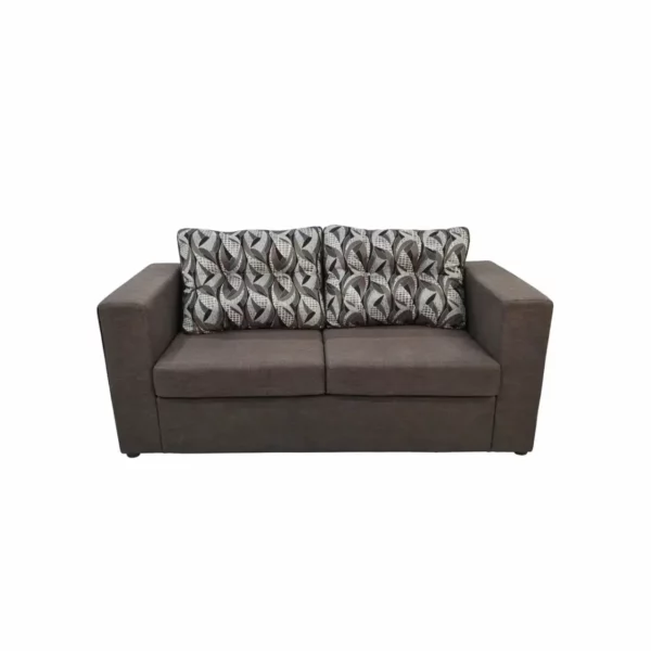 Lounge Suite Flavio 2 Seater Couch - Brown