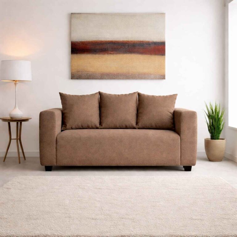 Lounge Suite Oxford 2 Seater Couch - Brown