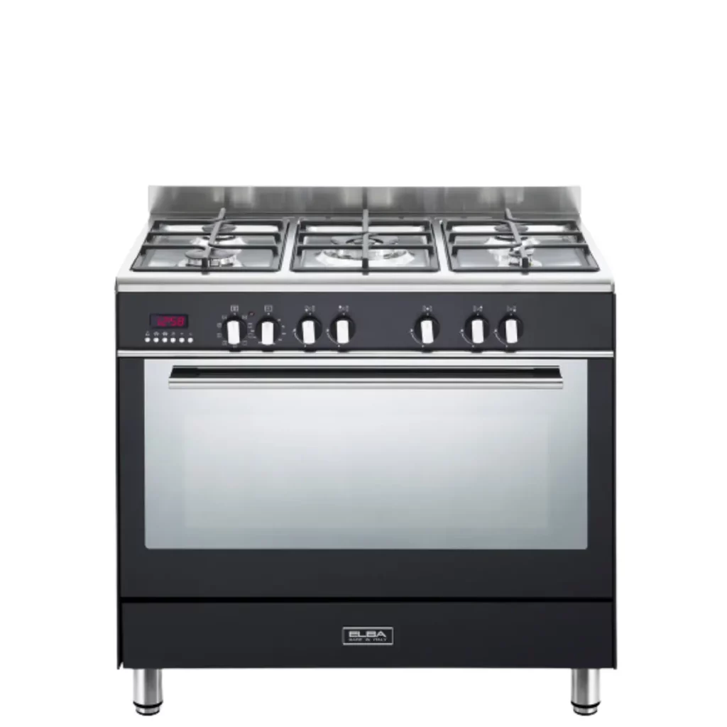 ELBA - 90cm Fusion 5 Burner Gas/Electric Cooker - 9FX827B