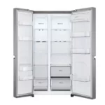 LG Side By Side Fridge 601L, Metallic, GCB257JLYL
