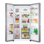 LG Side By Side Fridge 601L, Metallic, GCB257JLYL