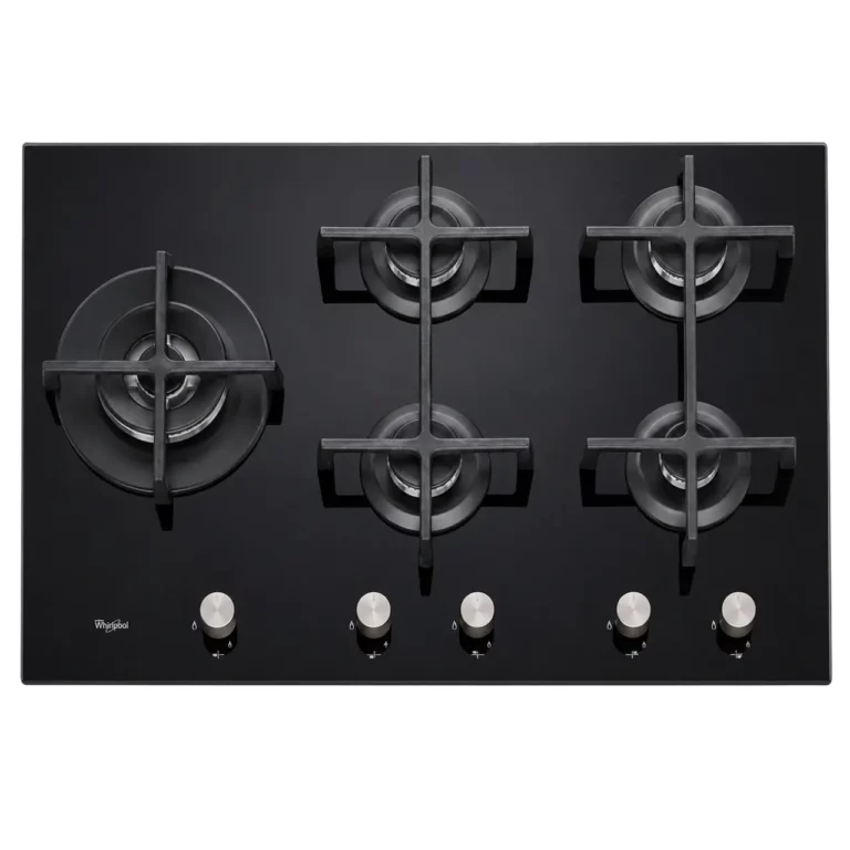 Whirlpool - 90cm 5 Burners Glass Gas Hob - GOA9523
