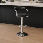 Round Barstool - Black