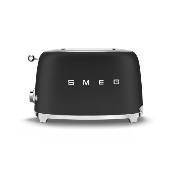 Smeg - 2 Slice Toaster (Matte Black) - TSF01BLMEU