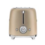 Smeg - 2 Slice Toaster (Matte Champagne) - TSF01CHMEU