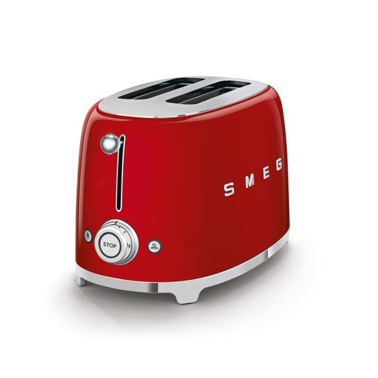Smeg - 2 Slice Toaster (Red) - TSF01RDSA