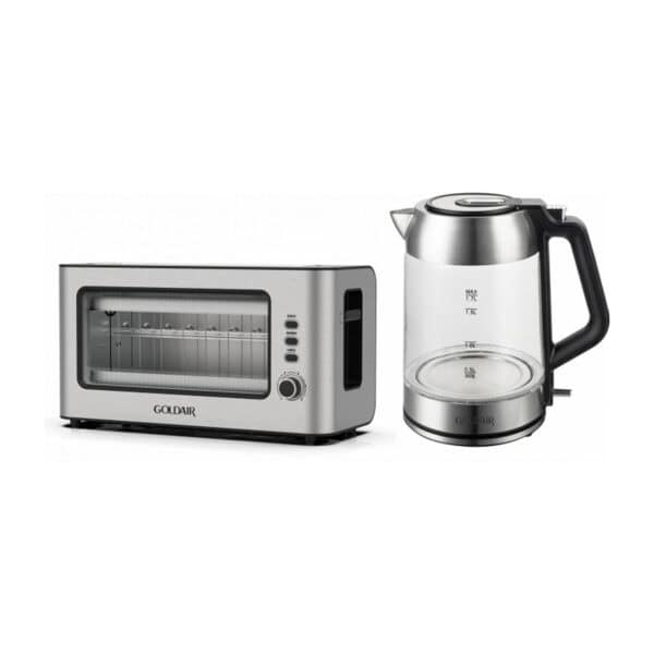 Goldair - 2PC Glass Breakfast Pack - GKP-2000