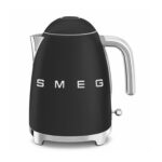 Smeg - Retro Cordless Kettle 1.7 Litre Matte Black - KLF03BLMSA