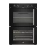 Defy - Gemini Thermofan+ Double Oven Black - DBO767