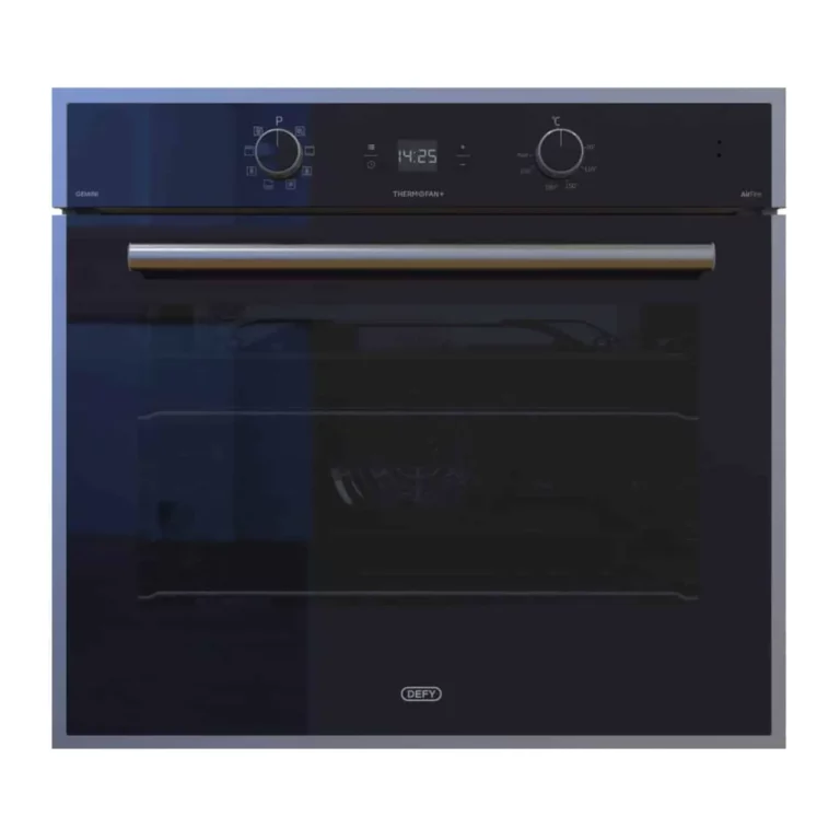 Defy - 70cm Gemini Thermofan+ Eye-Level Oven Black - DBO774