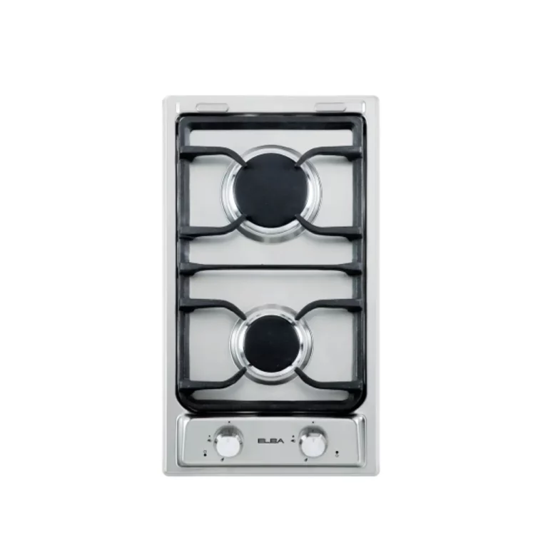 Elba - 2 Burner Gas Hob Stainless Steel - EE35-200XD