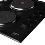 Defy - Solid Plate Hob Black - DHD398