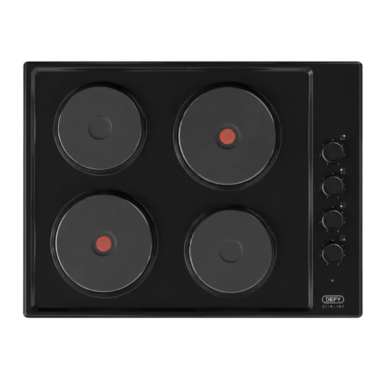Defy - Solid Plate Hob Black - DHD398
