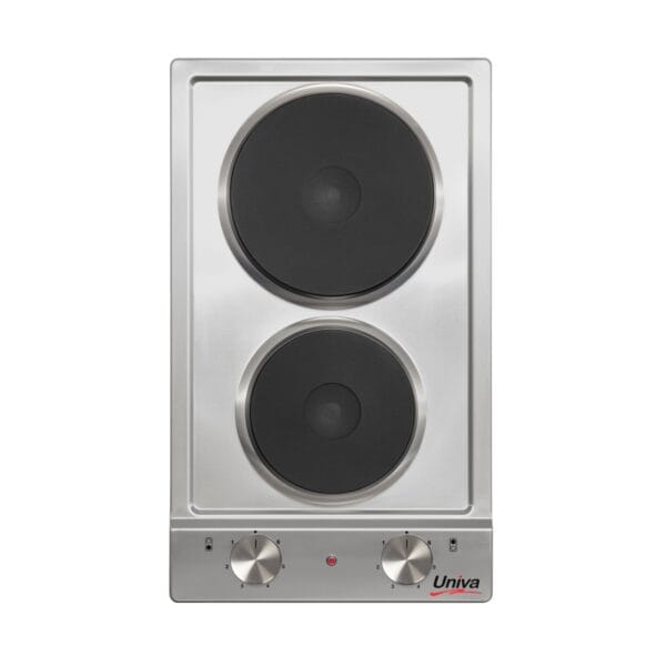 Univa - 500mm Solid Plate Stainless Steel Hob - UDH02S