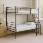 Metal Tri Bunk - Antique Brown + White - Image 2