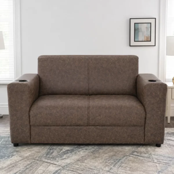 Boston 2 Seater Leather Couch