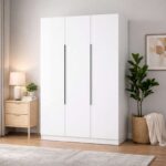 MW3GA High Gloss White Wardrobe
