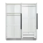 4 Door High Gloss Wardrobe - MW4GD