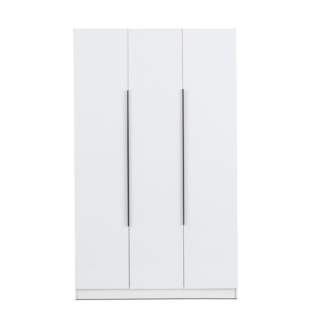 3 Door High Gloss Wardrobe