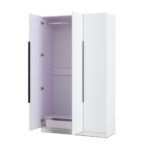 3 Door High Gloss Wardrobe - Image 4