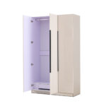 3 Door High Gloss Wardrobe - Image 12