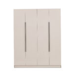 4 Door High Gloss Wardrobe - Image 9