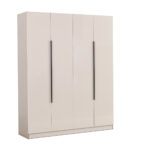 4 Door High Gloss Wardrobe - Image 11