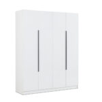 4 Door High Gloss Wardrobe - Image 5