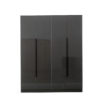 4 Door High Gloss Wardrobe - Image 17