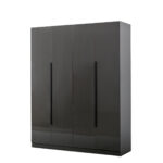 4 Door High Gloss Wardrobe - Image 18